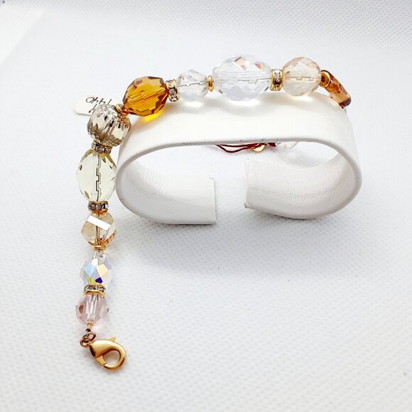 HOST PICK!! NEW Holly Yashi 7 - 7.5 inch faceted beaded bracelet - Picture 5 of 10